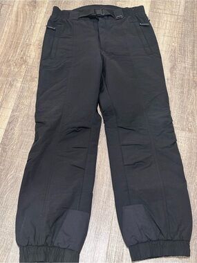 Obermeyer Yukon1 Men's Black Snow Pants Size M Adjustable Waist Pockets